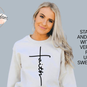 Sand Color Faith Unisex Sweatshirt