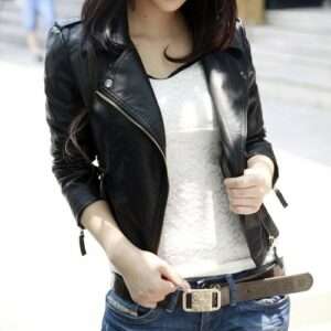 Black Women's Vegan Leather Jacket Gift Ideas