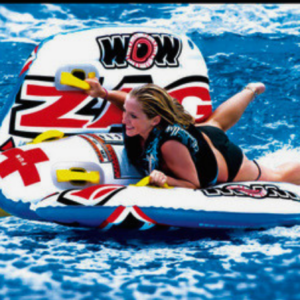 WOW Watersports Zig Zag 1 Person Steerable and Towable Water Tube.